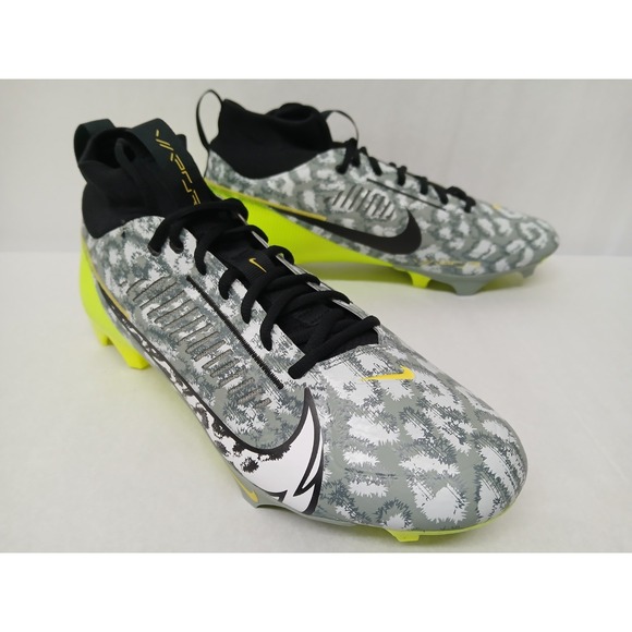 Nike Mens Vapor Edge Pro 360 2 Football Cleat FB8443-703 Volt Black Grey Sz 11.5